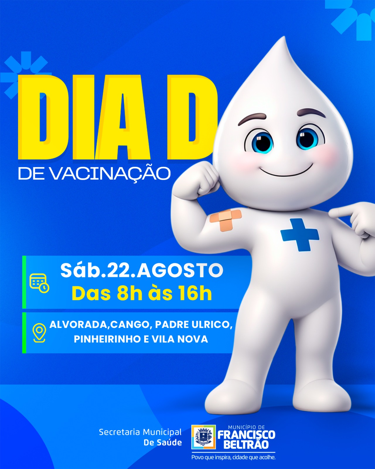 Francisco Beltrão realiza Dia D de Multivacinação para ampliar cobertura vacinal