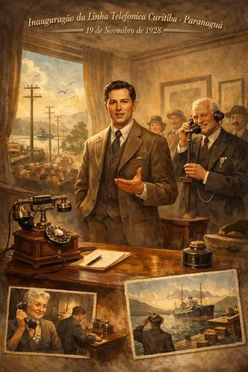 Curitiba e Paranaguá se conectam por telefone em 1928