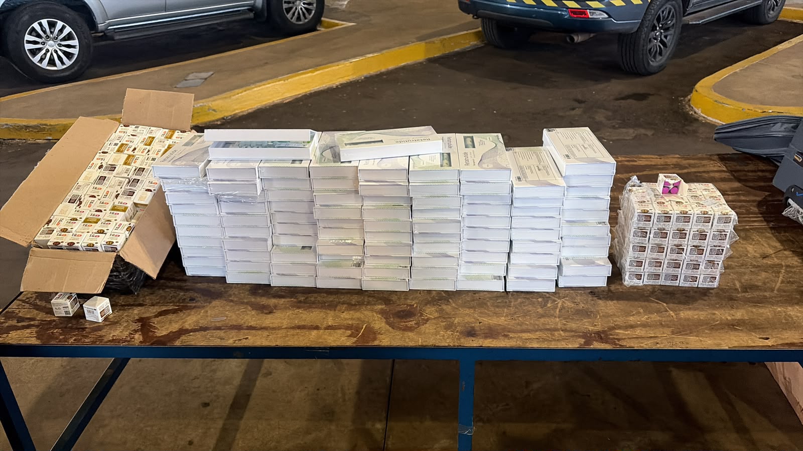 Receita Federal apreende 4,1 mil medicamentos emagrecedores na Ponte da Amizade