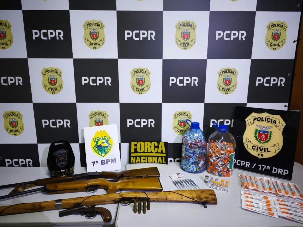 Operação desmantela esquema de medicamentos ilegais e prende dois em Cruzeiro do Oeste