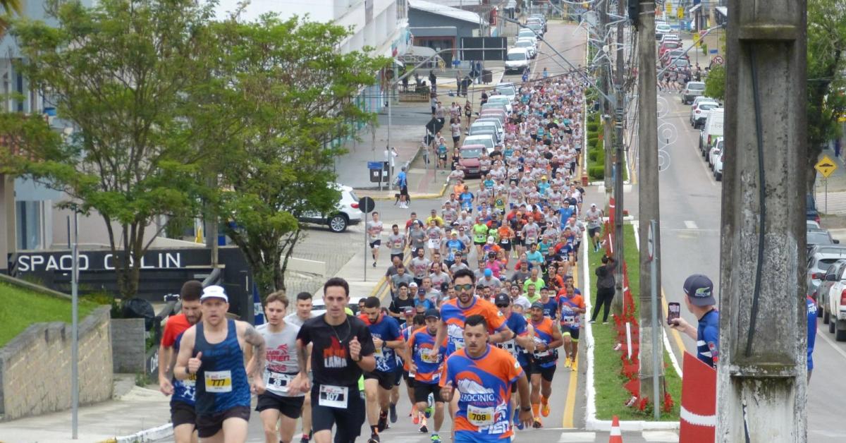 8ª Corrida Cidade de Piên abre inscrições com percursos de 5 km e 10 km