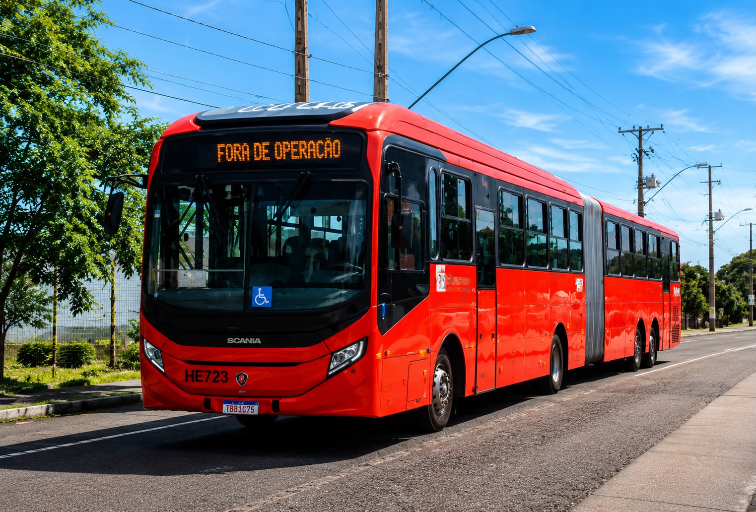 Ônibus superarticulado é testado no Terminal Maracanã para ampliar transporte