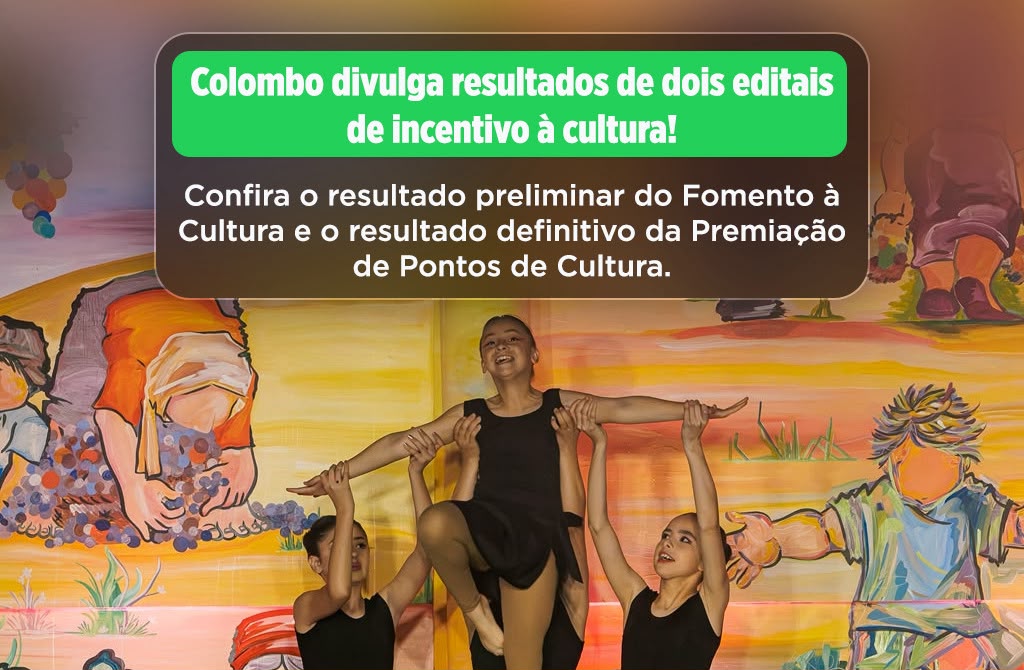 Editais de incentivo à cultura somam R$ 805 mil e divulgam resultados