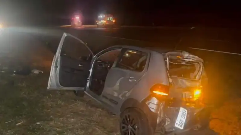 Engavetamento com quatro veículos deixa feridos na rodovia BR-163