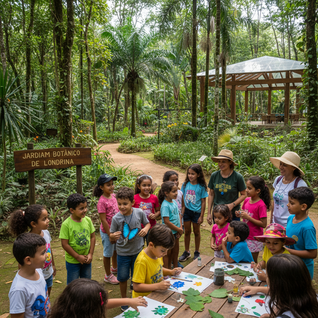 Jardim Botânico de Londrina anuncia colônia de férias gratuita para a comunidade