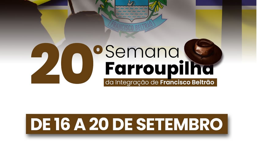 Francisco Beltrão prepara 20ª Semana Farroupilha da Integração com atrações nacionais