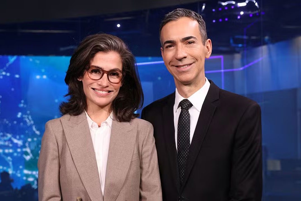 César Tralli e Renata Vasconcellos se afastarão do Jornal Nacional