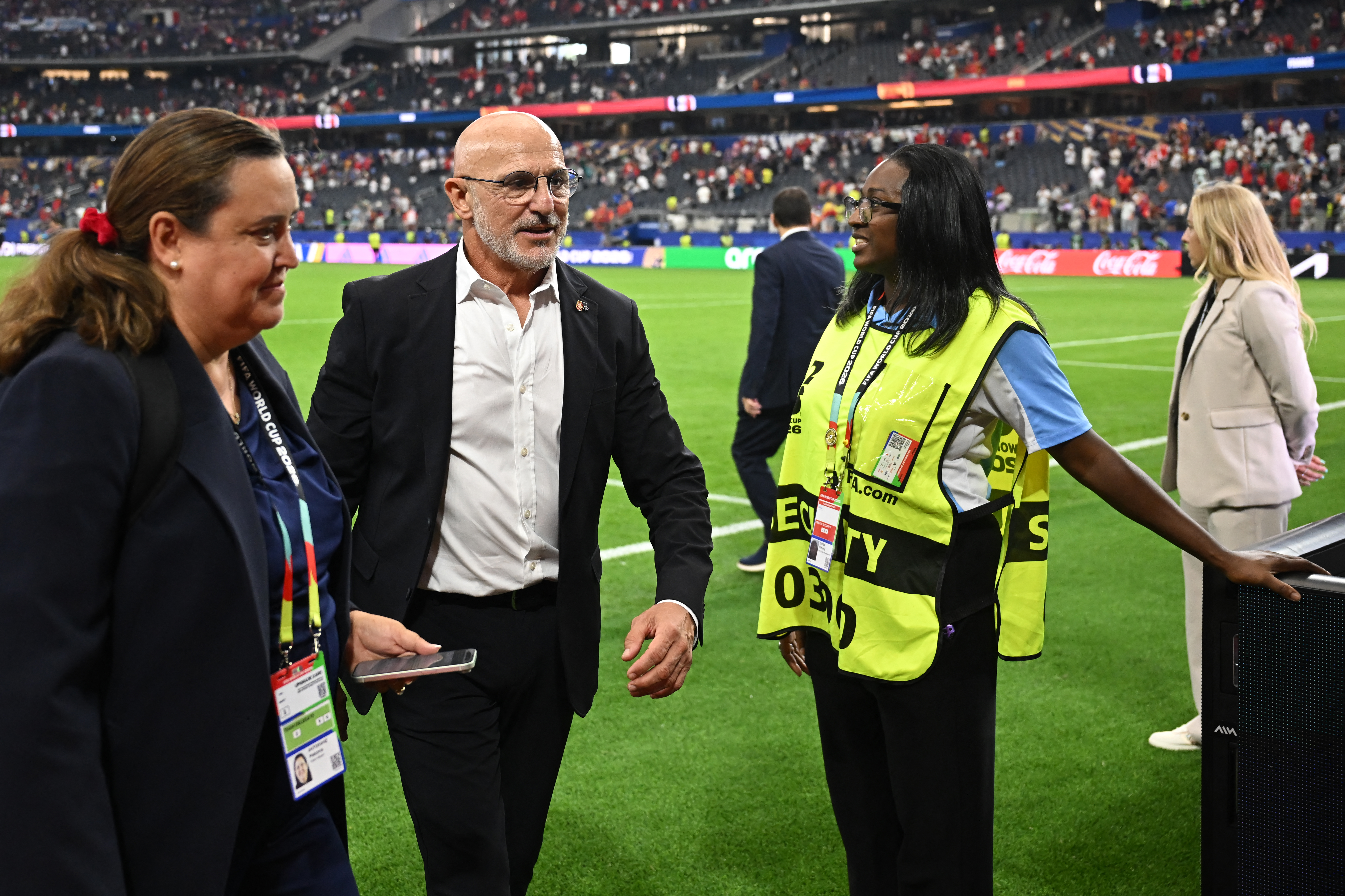 Técnico da Espanha celebra vaga na final do Mundial
