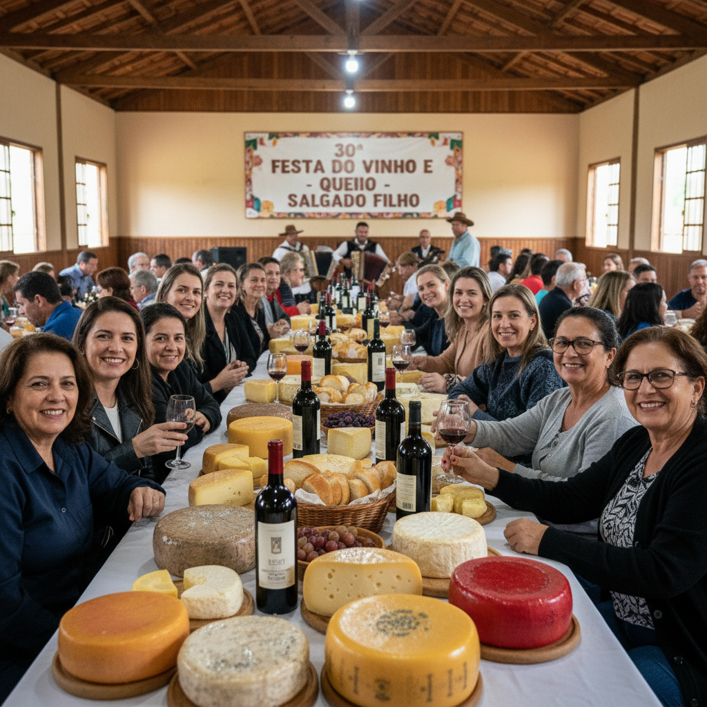 Salgado Filho celebra 30ª edição da tradicional Festa do Vinho e do Queijo