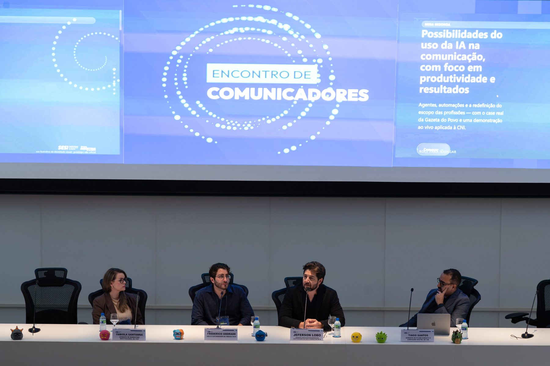 Gestores e especialistas em IA apresentam em Brasília, cases de sucesso no Encontro de Comunicadores da CNI