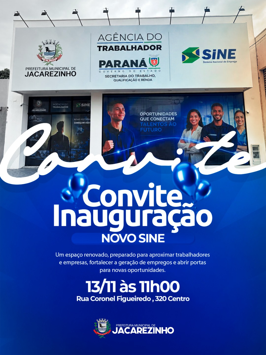 Nova Agência do Trabalhador será inaugurada no dia 13 de novembro
