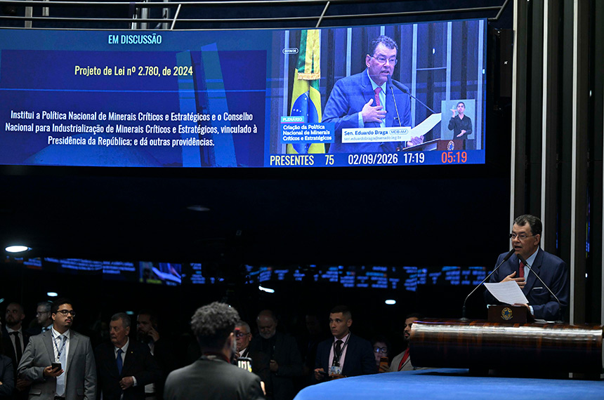 Senado aprova Política Nacional de Minerais Críticos e Estratégicos