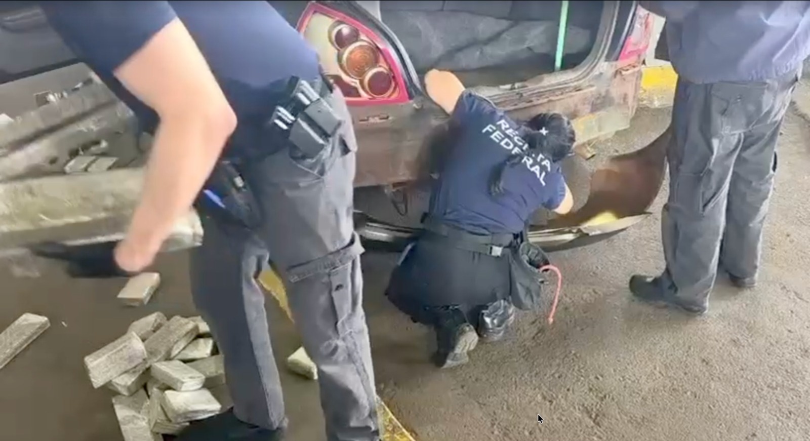 Receita Federal apreende 116 kg de maconha na Ponte da Amizade em Foz do Iguaçu