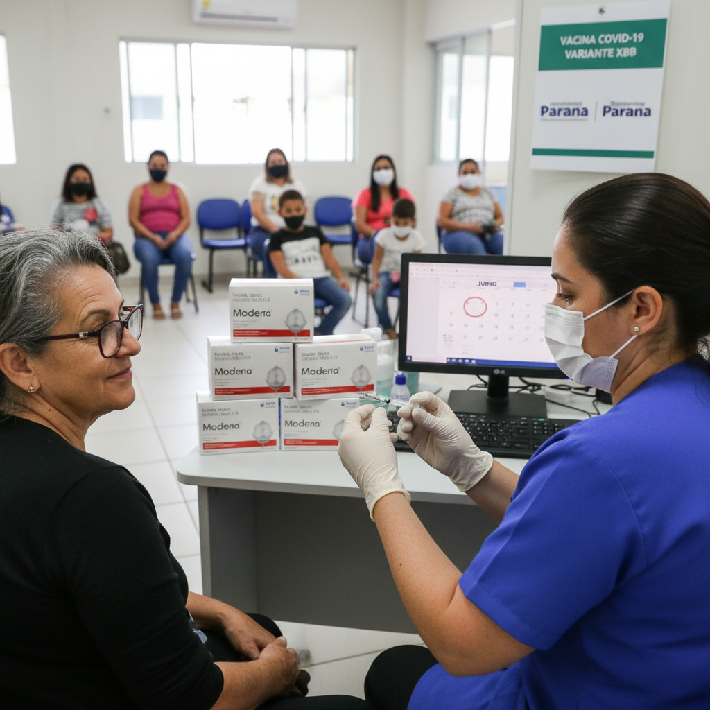 Paraná receberá nova vacina contra a Covid-19 focada na variante XBB em junho