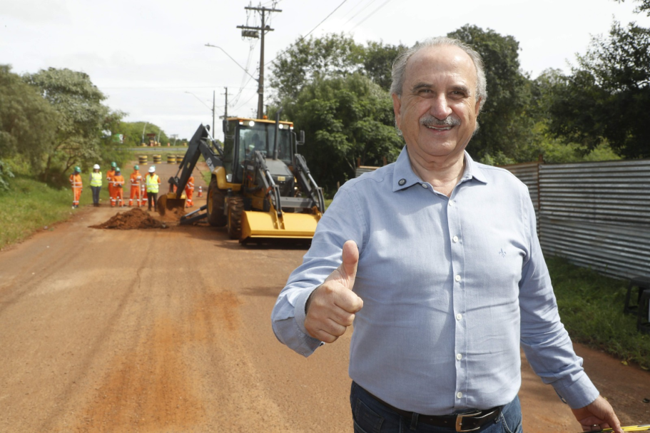 Rua Munique recebe pavimentação e infraestrutura com aporte de R$ 2,9 milhões