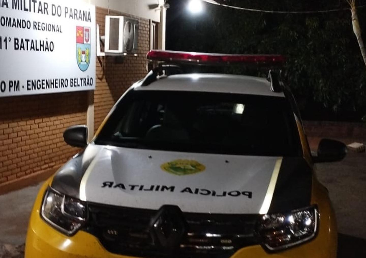 Jovem sem CNH se fere ao cair de moto durante fuga da polícia em Campo Mourão